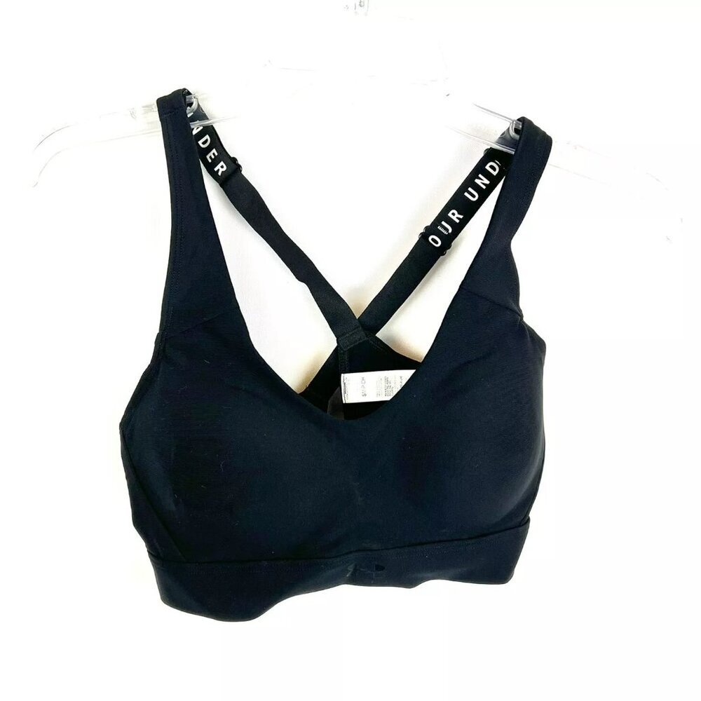 Under Armour Women’s Black Molded Cup Sports Bra Size Small